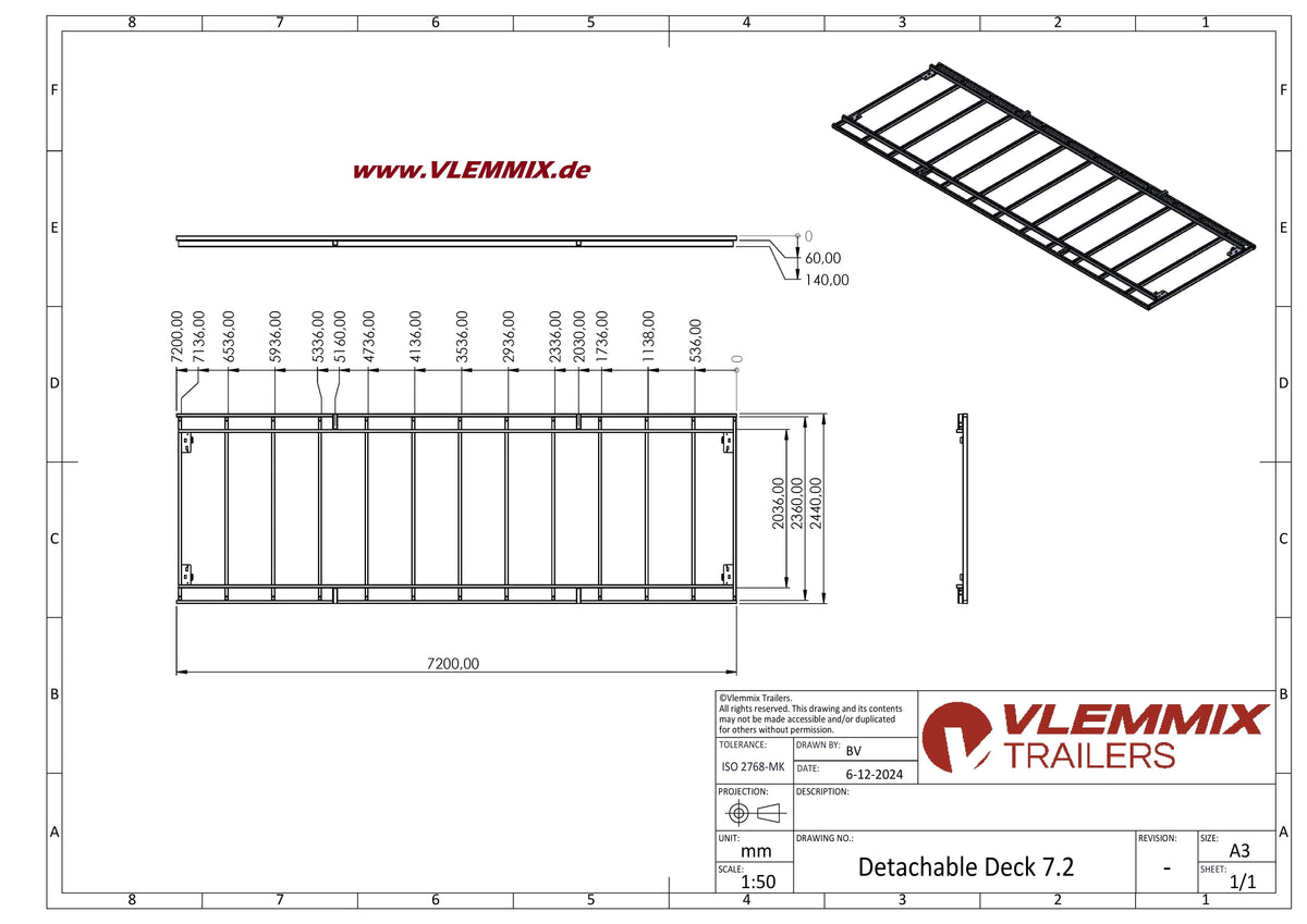 Vlemmix | TH 720 WECHSELPR. 5400 EU-Trailer