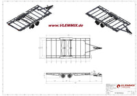 Vlemmix | TH 540 FLATBED 5400 EU-Trailer