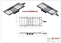 Vlemmix | TH 600 FLATBED 5400 EU-Trailer