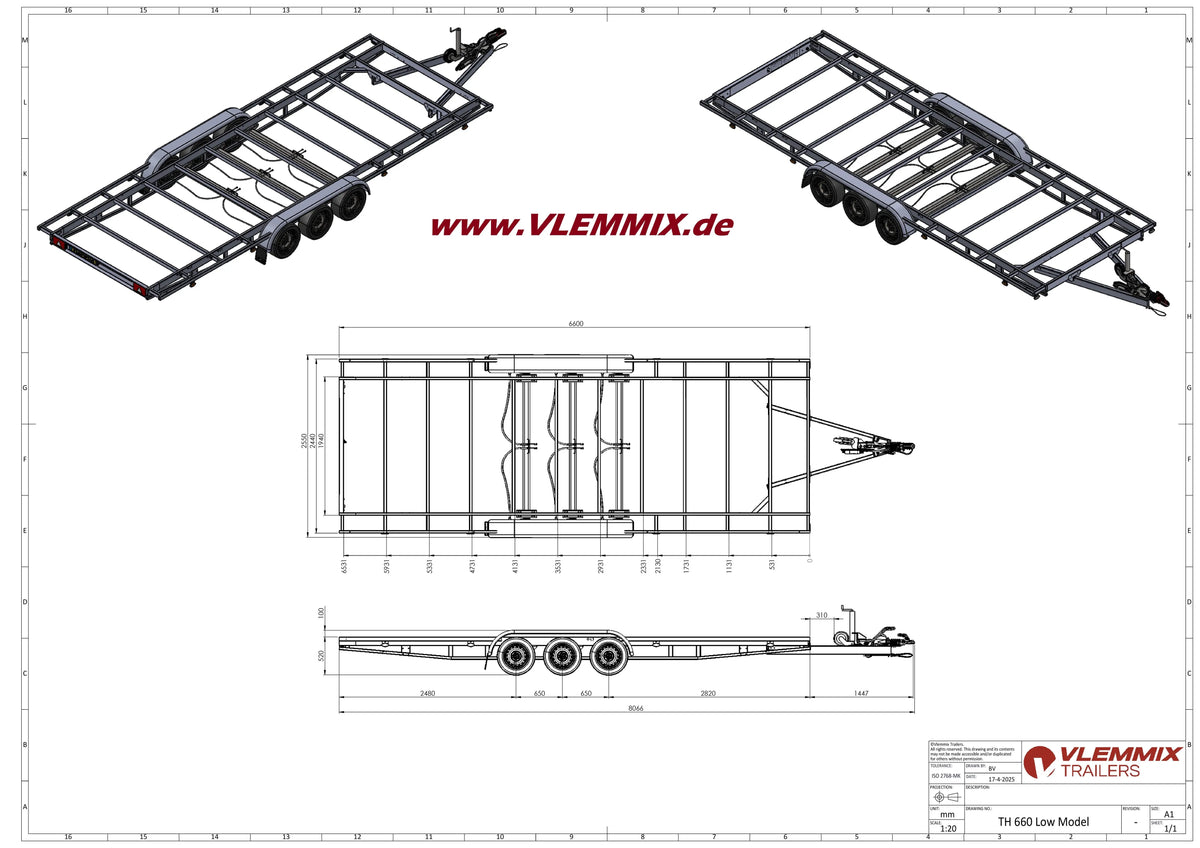 Vlemmix | TH 660 CLASSIC 4050 EU-Trailer
