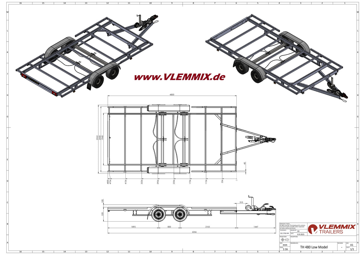 Vlemmix | TH 480 CLASSIC 2700 EU-Trailer