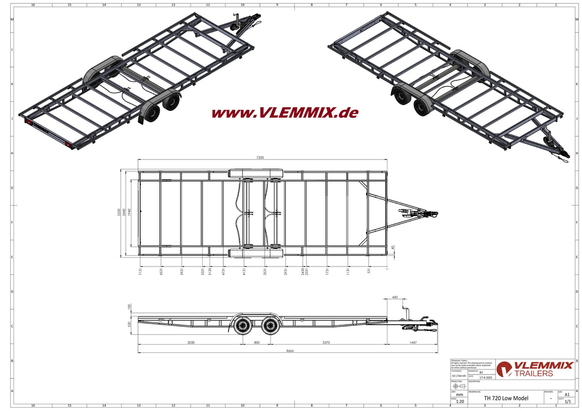 Vlemmix | TH 720 CLASSIC 3500 EU-Trailer