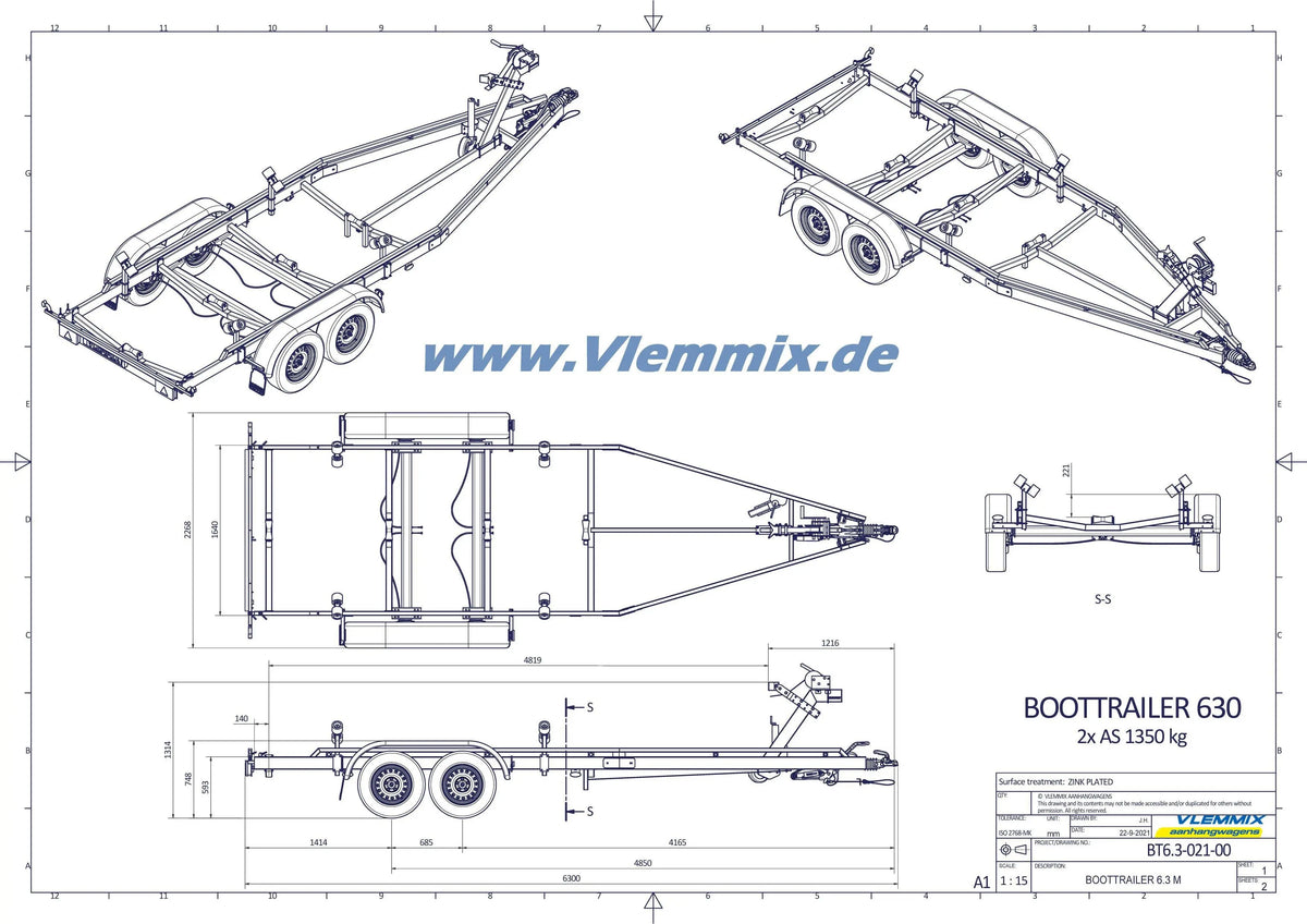 Vlemmix | SMT 2700/6 MB LA EU-Trailer