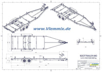 Vlemmix | SMT 3500/8 SB Segelboot EU-Trailer